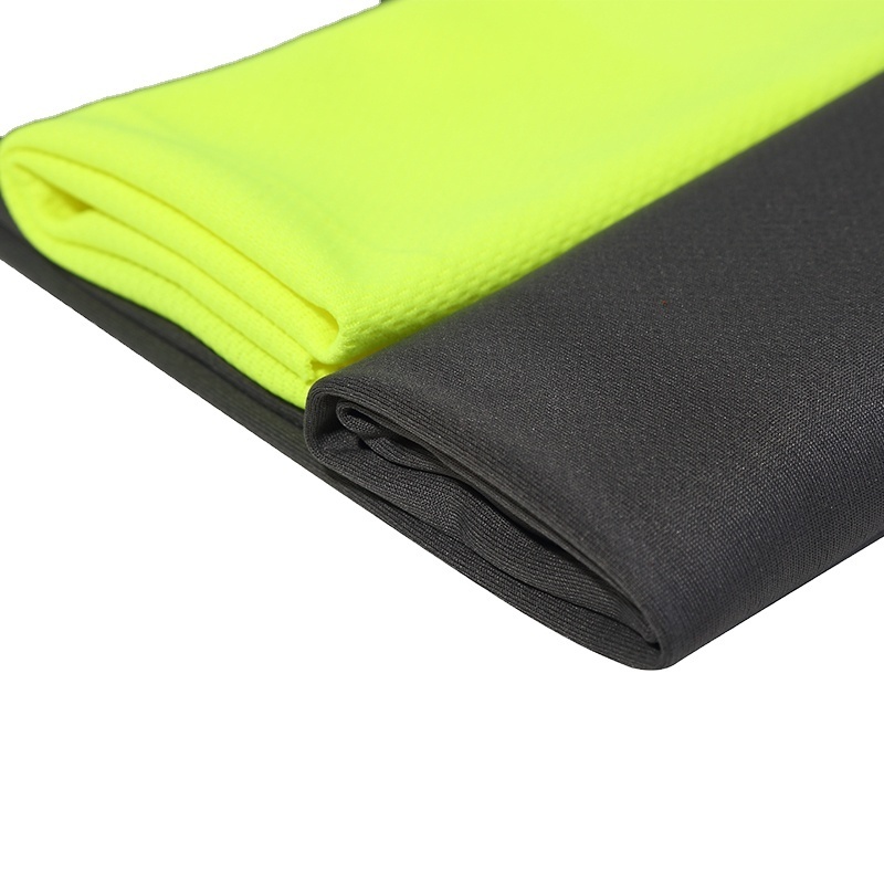 100% polyester black bird eye mesh fabric for clothing cubicle curtain bag sportswear