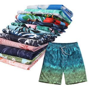 Factory sales 100 polyester twill micro fiber peach skin printed fabric for beach shorts