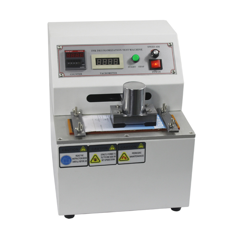 ASTM D5264 Package Ink Rub Testing Machine Ink Print Decolorization Test Machine Ink Rub Tester