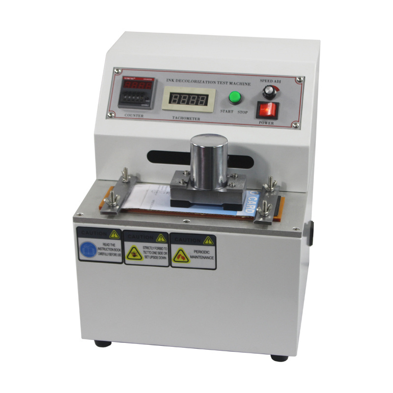 ASTM D5264 Package Ink Rub Testing Machine Ink Print Decolorization Test Machine Ink Rub Tester