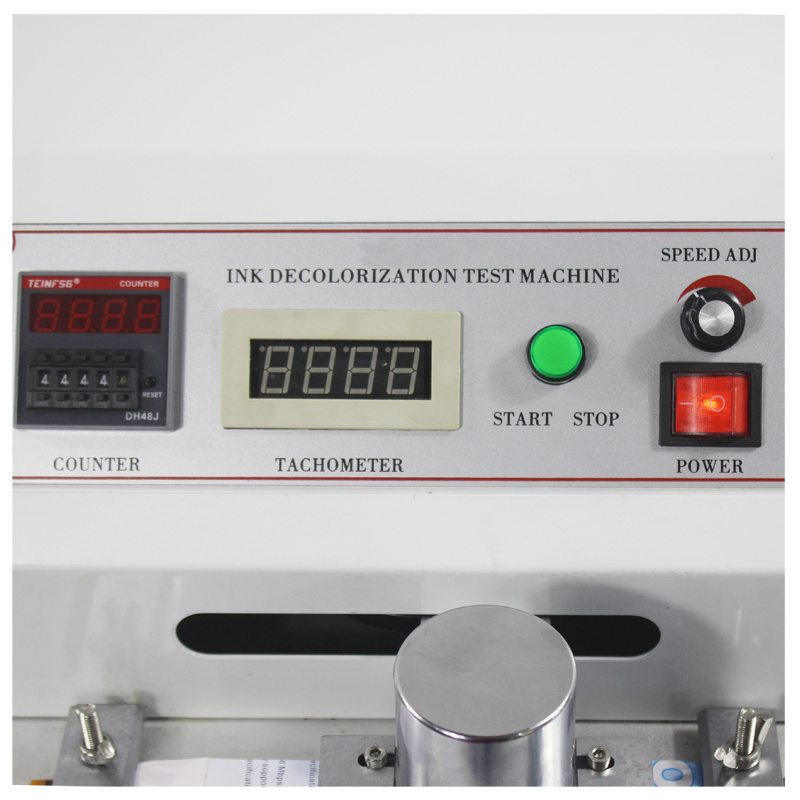 ASTM D5264 Package Ink Rub Testing Machine Ink Print Decolorization Test Machine Ink Rub Tester