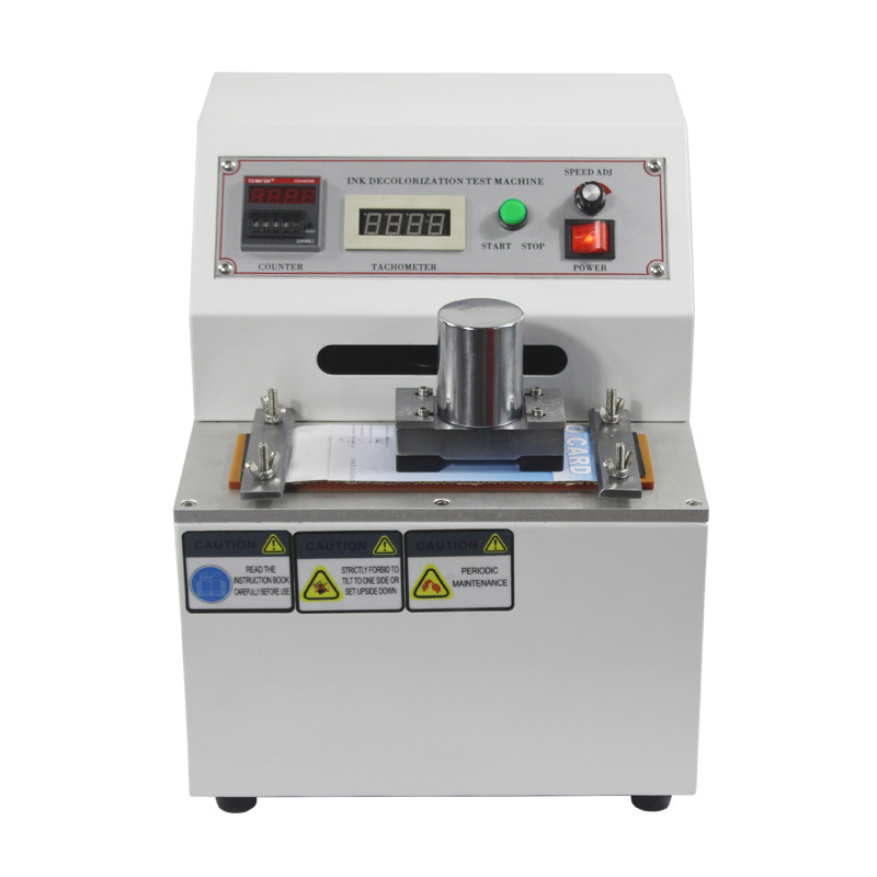 ASTM D5264 Package Ink Rub Testing Machine Ink Print Decolorization Test Machine Ink Rub Tester