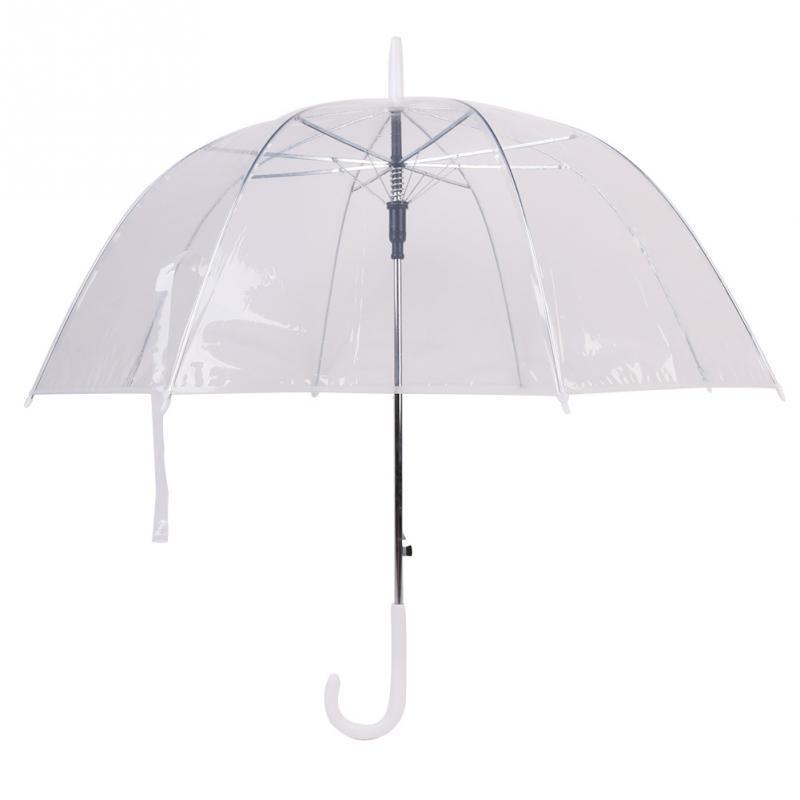 Popular Women Clear Dome Shaped Transparent Umbrella Design