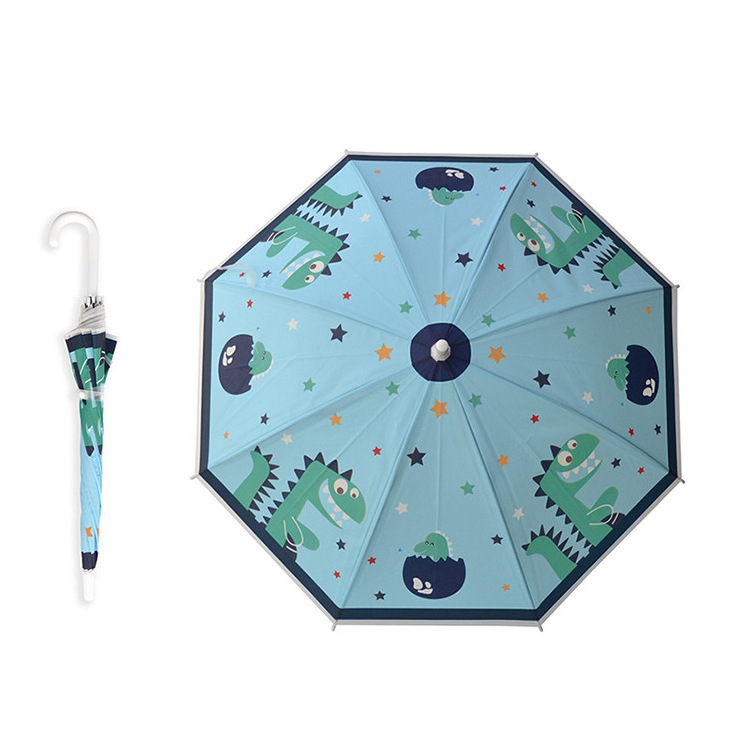 Children Umbrella Automatic Dinosaur Umbrella poe Rain Waterproof Kids Sun Umbrella For gift Boys