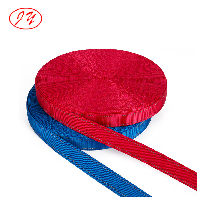 Custom 1''/1.5''/2'' inch Nylon Reflective Hollow Tubular Webbing Strap