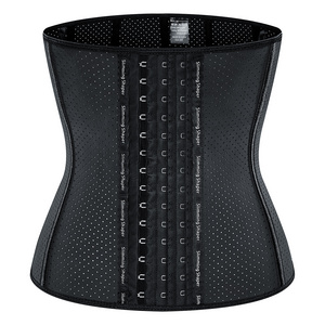 Body Shapers Women Sexy Colombian Latex Waist Trainer 9 Steel Boned Corset