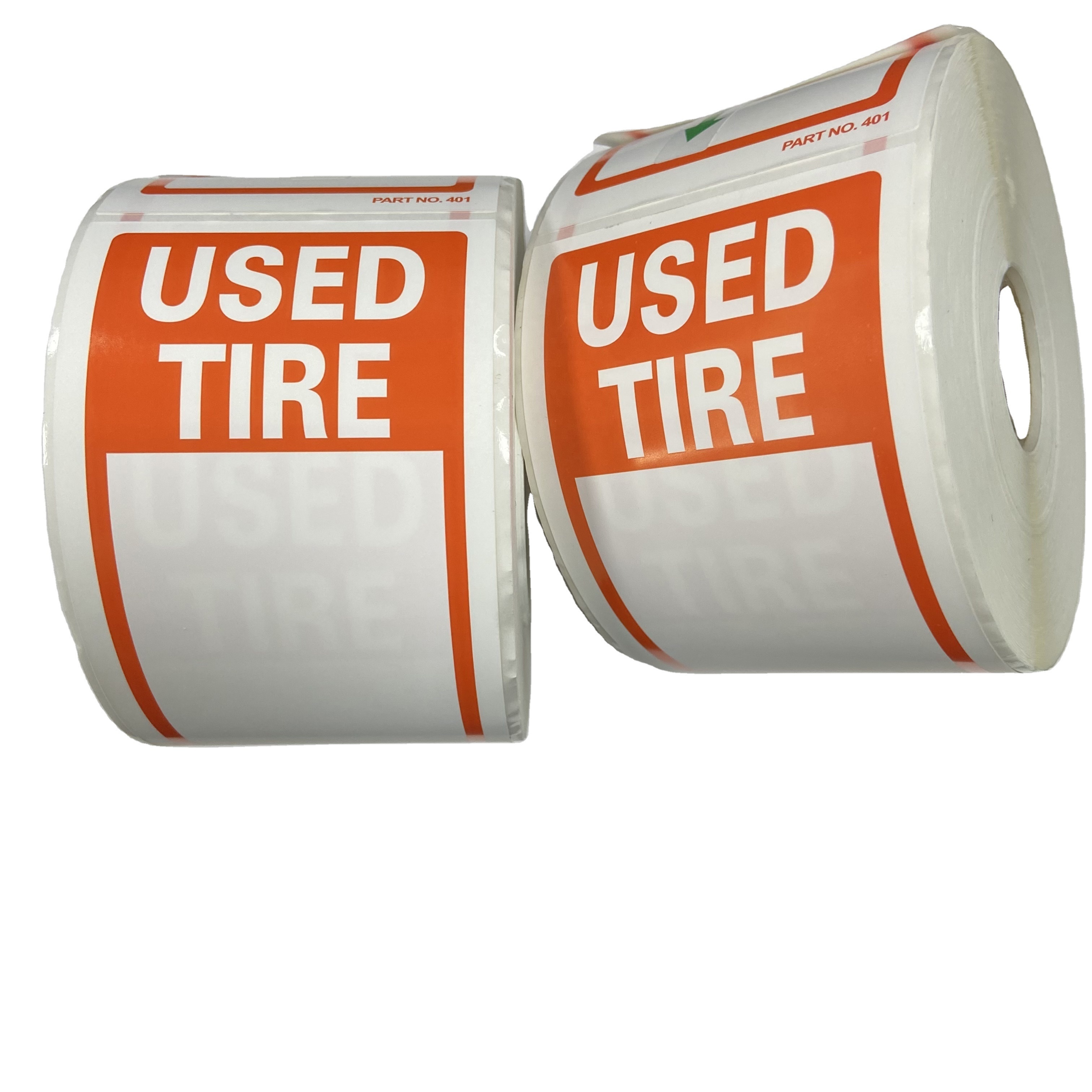 1roll of 250 stickers Adhesive strong waterproof and sunproof not fall off tire labels matte writable used tire stickers