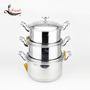 Prestige non-stick stainless cookware sets cookware stainless stock pot with capsulate bottom size 16 to 30cm