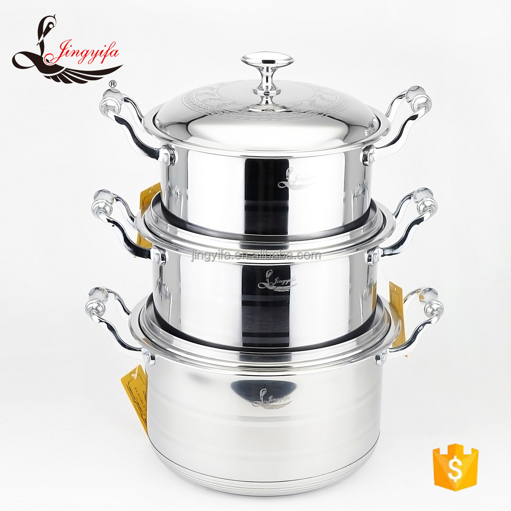 2022 Wholesale A Variety Of Sizes Of High Quality Stainless Steel Cookware Set Cookware Pots