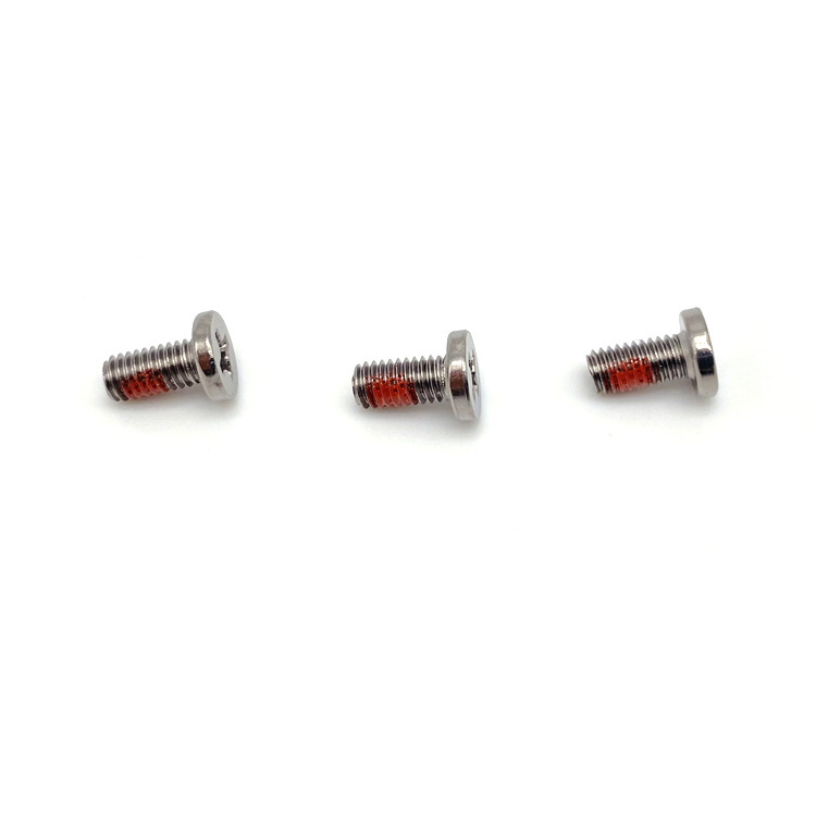 M2 M2.5 M3 Carbon Steel Cross Recessed Anti-Loose Nylok Lock Mini Screw For Laptop Computer Assemble