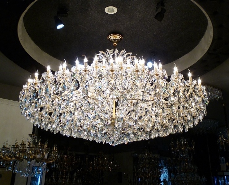 Modern luxury living room hotel wedding decoration glass ceiling lighting large crystal chandelier