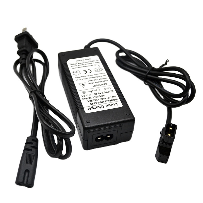 Jingying D-tap Battery Charger 16.8V 2A Power Adapter for V-mount Battery 95Wh 150Wh 190Wh 230Wh