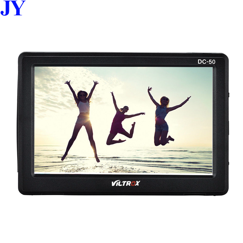 JingYing DC-50 portable mini tft video camera 5 inch full hd field HD MI small lcd monitor with HD MI AV input