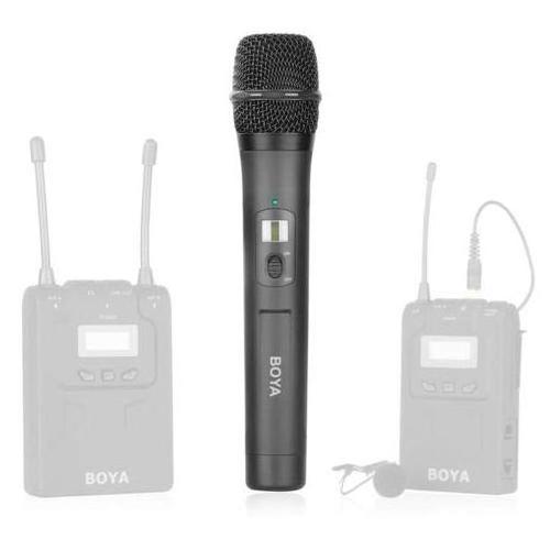 BOYA BY-WHM8 Pro 48 Channels UHF Professional Handheld Wireless Microphone for Interview Meeting Audio Record