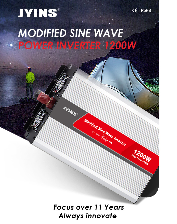 1200W Generator Inverter 12V Power Inverter 24V 1200 Watt Pure Sine Wave Inverter Onda Pura Inversora