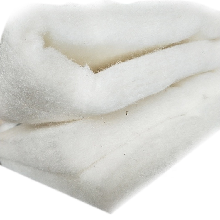 China Manufacturer Wholesale Eco-friendly Fireproof 100% Polyester Wool Insulation Batts