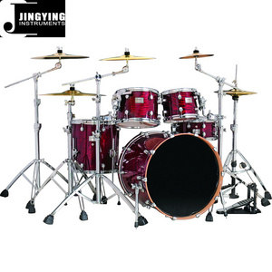 JW225-TH-14 Birch shell/Olive ash burl shell/Bubinga Pomelle Lacquer High-grade Drum Sets