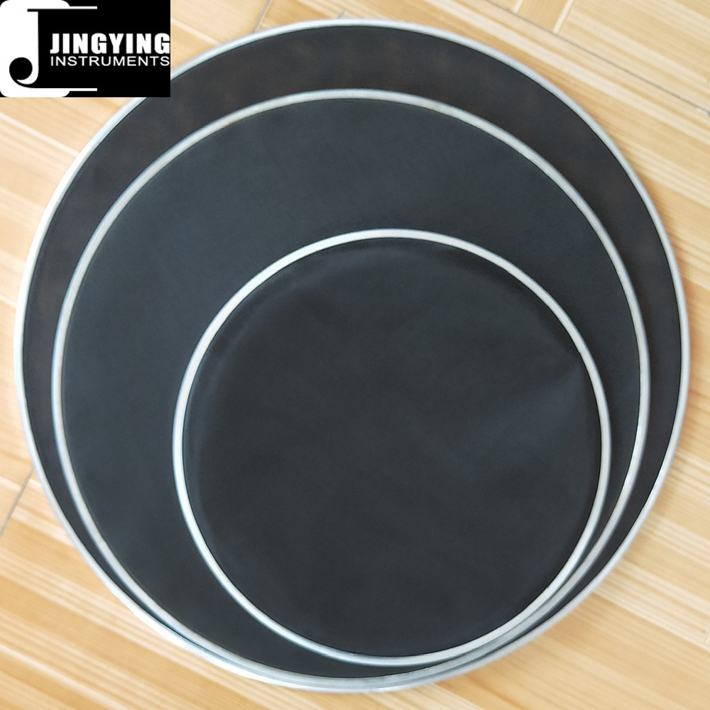 2024 Jingying Music Drum Heads Series,Wholesale Polyamide Fibre Mesh Double Layer Silent Mesh Drum Skins