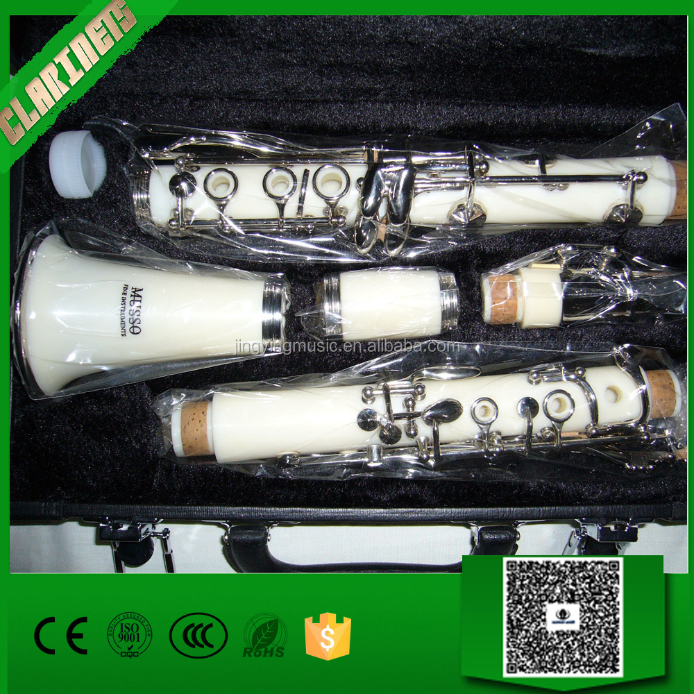 Abs body Nickel plated Bb keys 17 keys Colorful Clarinets