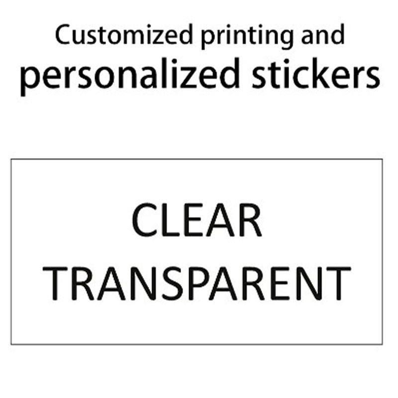 wholesale personalised customised Self striving transparent label clear custom stickers sheet logo stickers for packaging