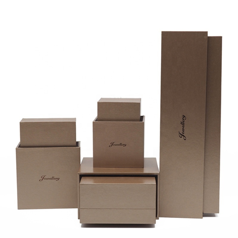 Low MOQ 100 jewel packaging custom Logo jewellery necklace bracelet rings boxes sliding drawer paper jewelry packaging gift box