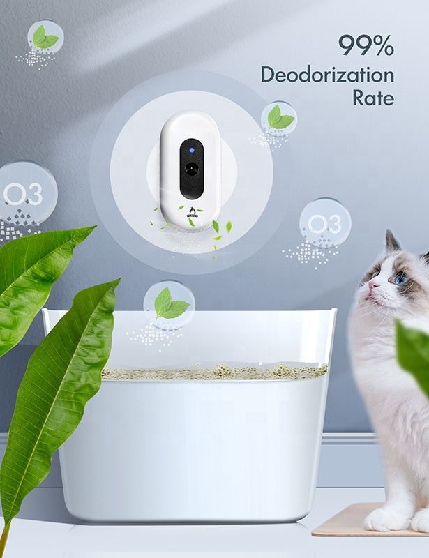 Best Cat Litter Mate Deodorant Animal Odor Eliminator Rechargeable Smart Box Cat Litter Deodorizer Sensor Electric