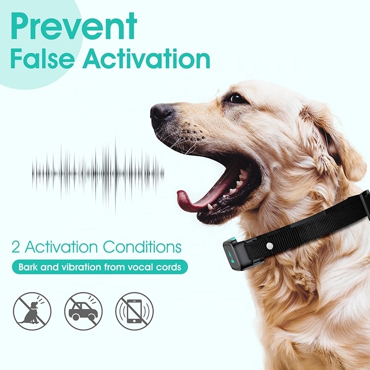 Wholesale Humane Anti Bark Dog Collar Training Shock Vibrate Dog Bark Control Anti Bark Collar For Small Dog