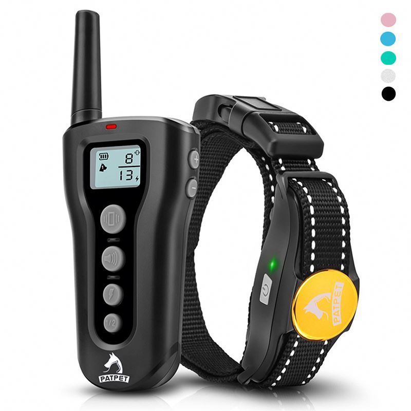 Patpet Waterproof Dog Collar Shock Shock With Dog Collar For Dogs