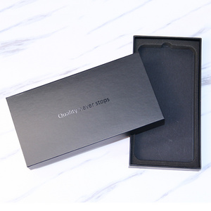 Factory retail black Heaven and Earth Box cell phone casePackaging Box Gift packaging Custom Phone Case Packaging box