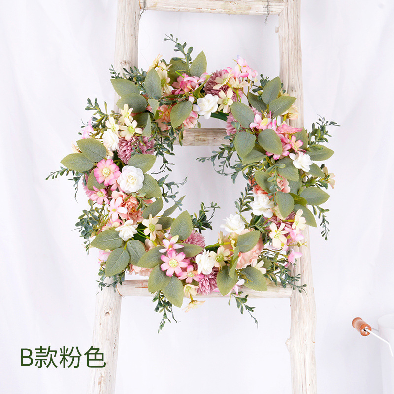 Beauty Winter Wreath Decorative Door Wedding Grapevine Wreath For Spring Wreath Rings And Front Door Decoration