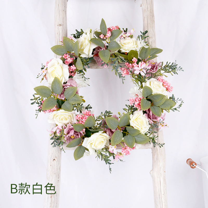 Beauty Winter Wreath Decorative Door Wedding Grapevine Wreath For Spring Wreath Rings And Front Door Decoration