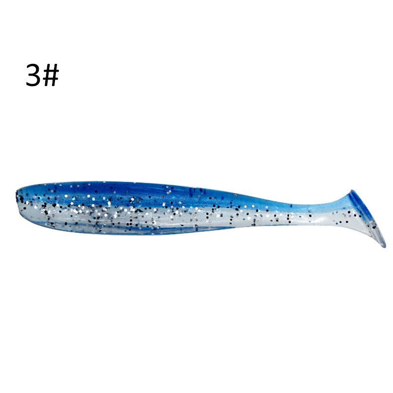 Soft Fishing Lure 10Pcs 5.5/6.3/7/9/12cm Artificial Silicone Trout Shad Carp Sinking Baits Jigging Wobblers Fishing Lures Tackle