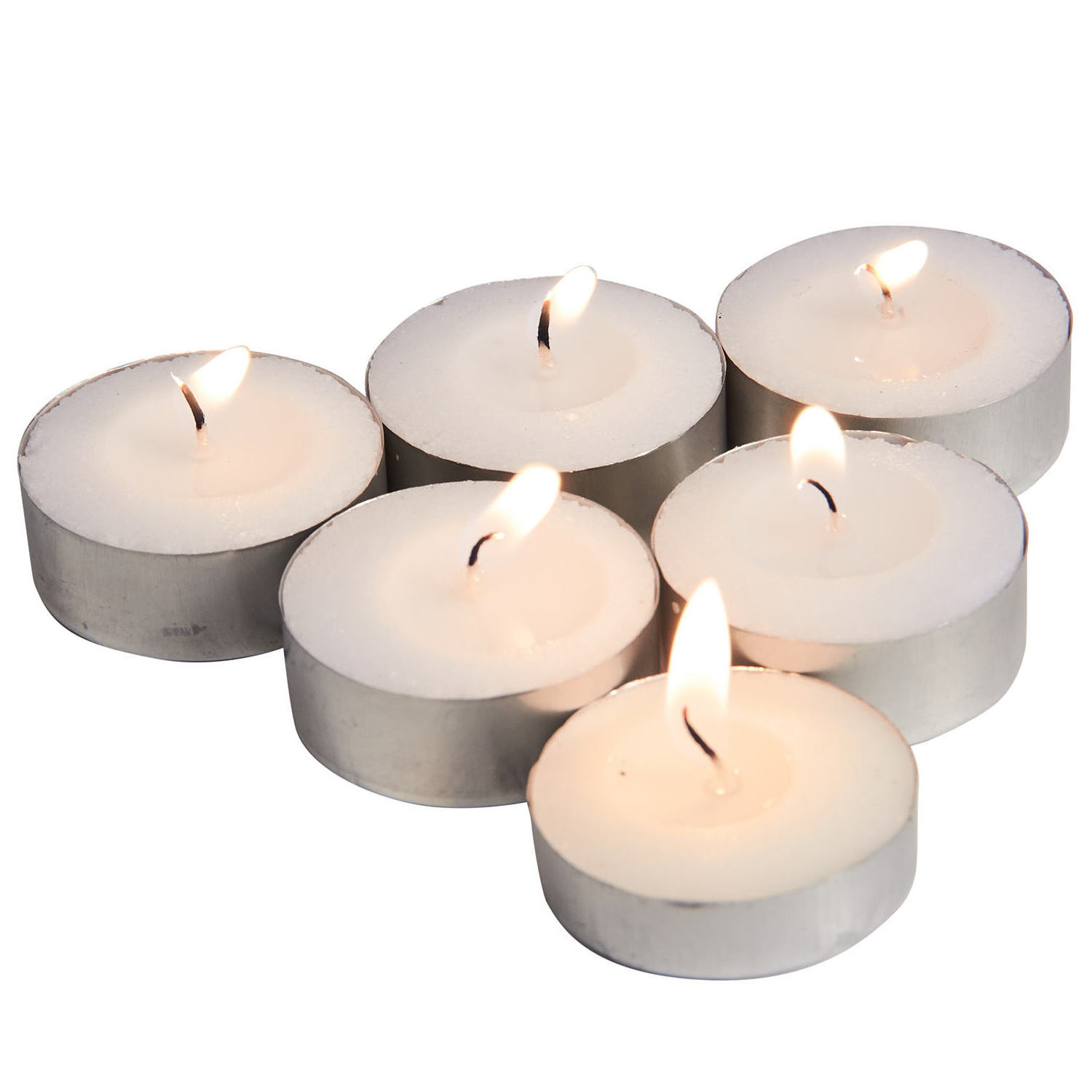 Cheap China 4 hours Best Price Shopping Paraffin Wax White Tea Light Candle