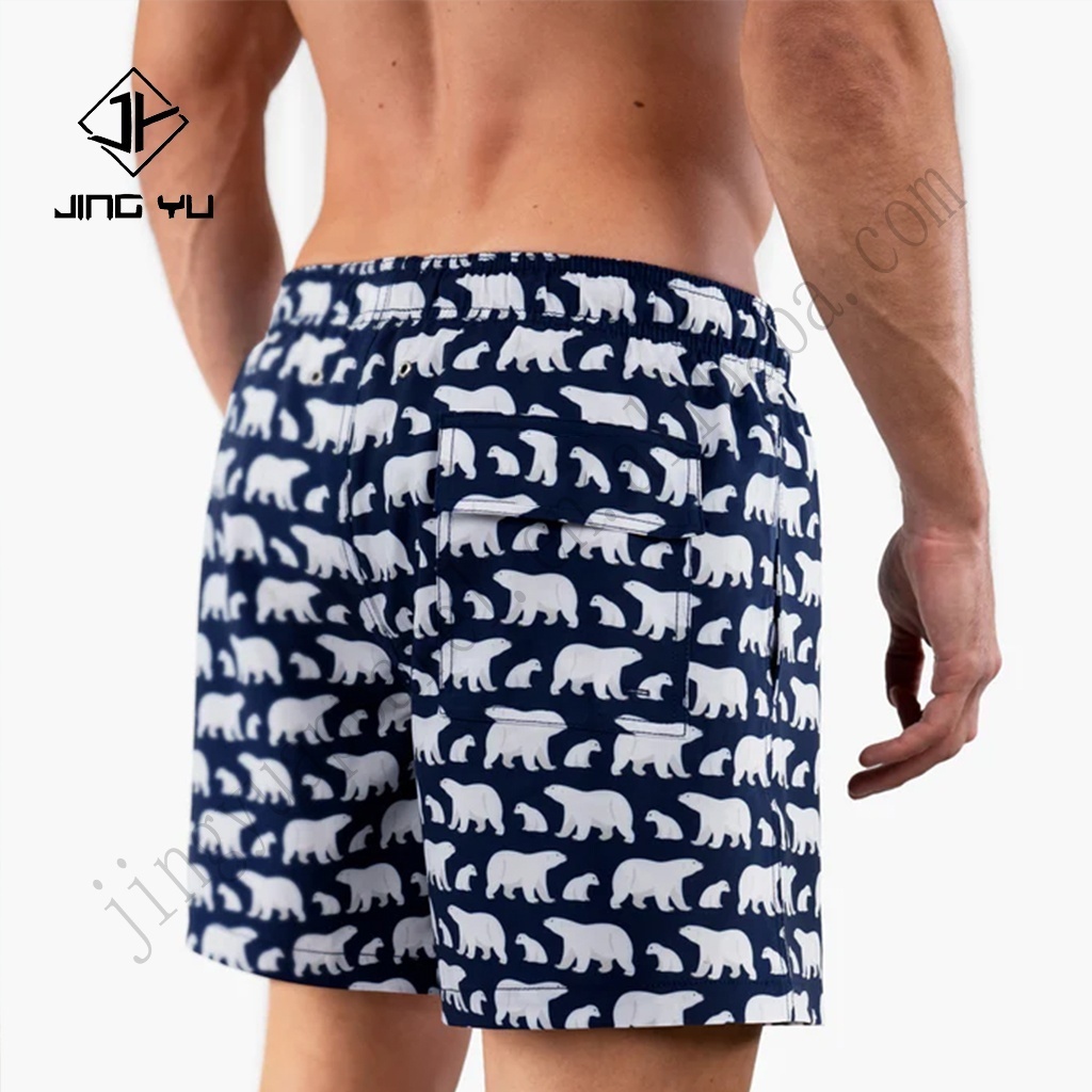 Designer Polyester Spandex Beach Volleyball Men Beach Wear Shorts Man Beach Board Shorts