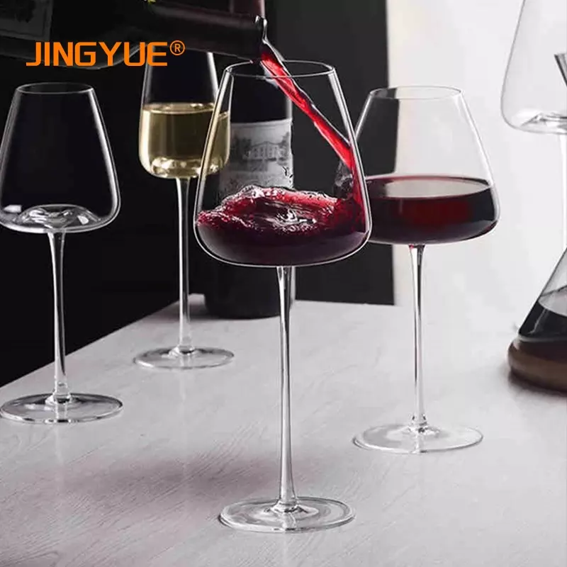 750ml  Creative Stemmed Wine Glasses Premium Hand Crafted Large Crystal Goblet Red Wine Glass for Wedding Wine Tasting