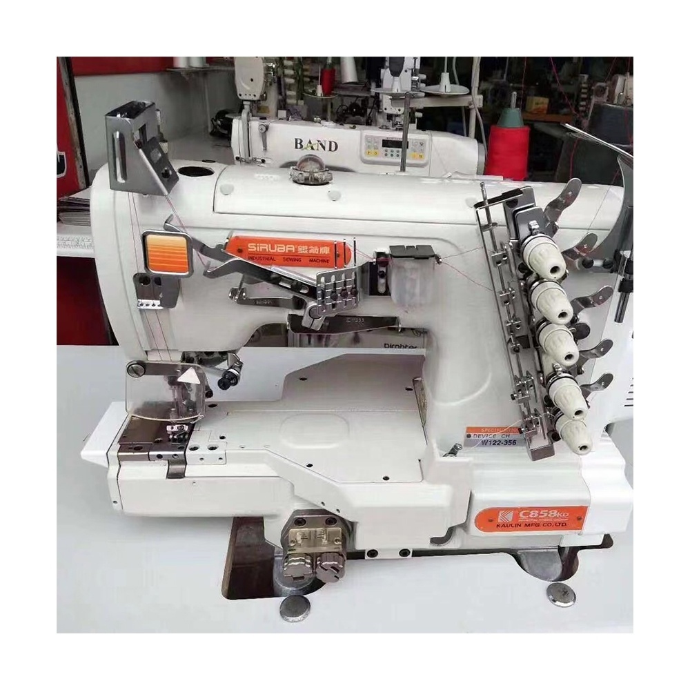 siruba 858 Series Direct Drive flat bed Sewing Machine With Durable Quality Glove Knitting Industrial Sewing Machine Price