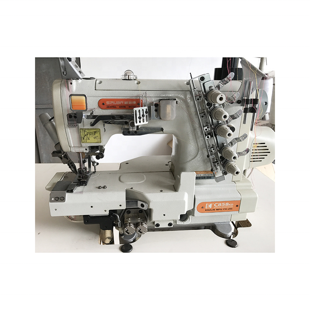 China Taiwan Brand SIRUBA C858 Series Flat-Bed Industrial Used Interlock Sewing Machine With Quality assurance