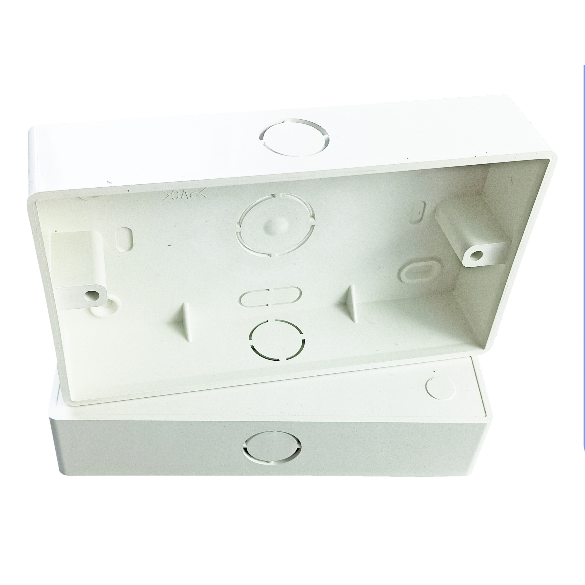 2 Gang  Pvc Electrical Switch Box Waterproof Switch Junction Box