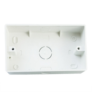 2 Gang  Pvc Electrical Switch Box Waterproof Switch Junction Box