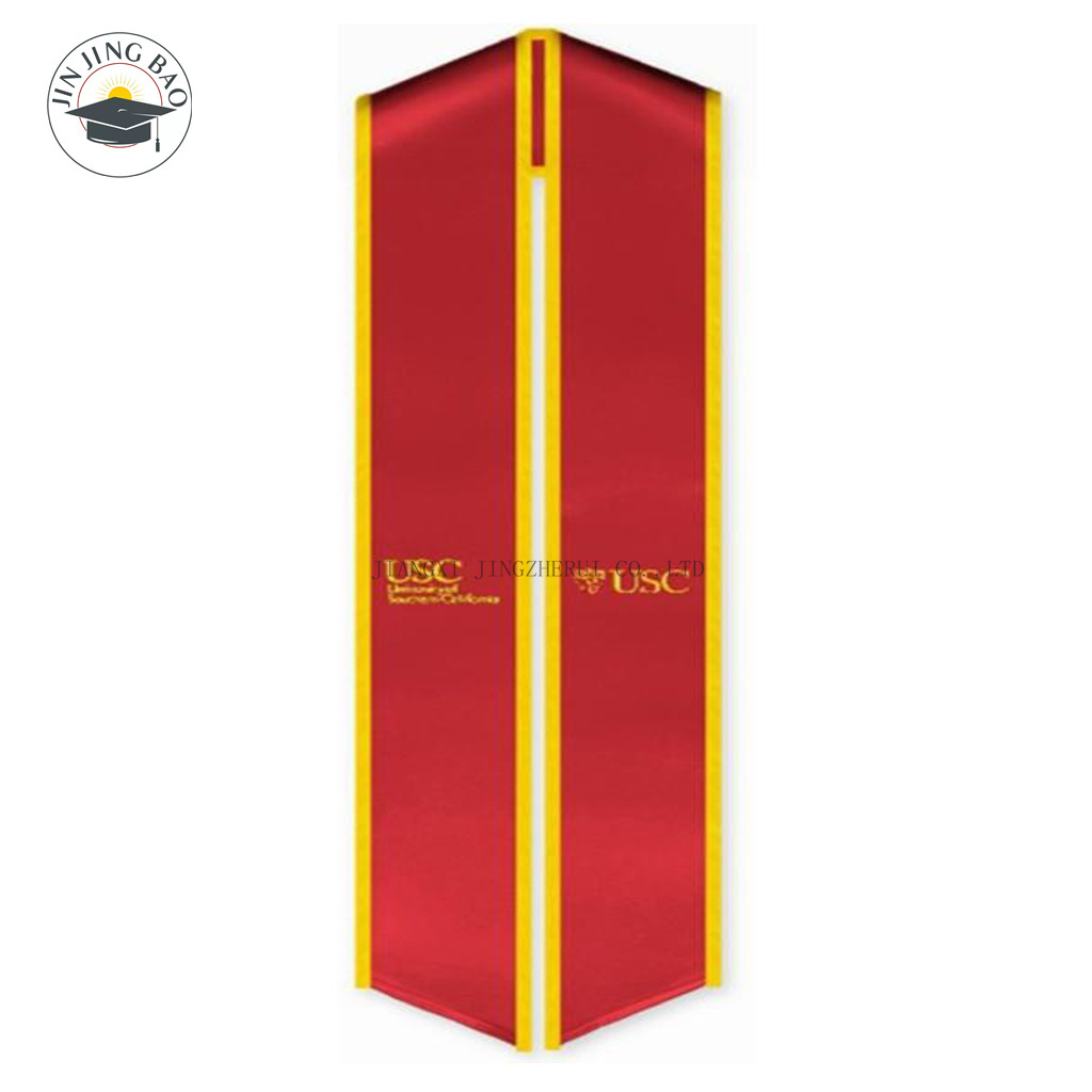 2023 new Wholesale Custom Printed Graduation Stole with Different colors