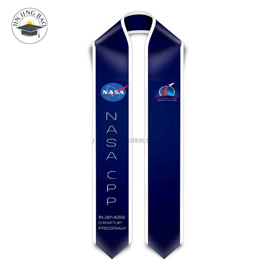 2023 new Wholesale Custom Printed Graduation Stole with Different colors