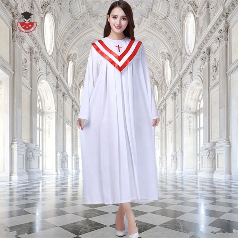 Wholesale Customized Classical style Clergy choir robes Unisex Church choir robe