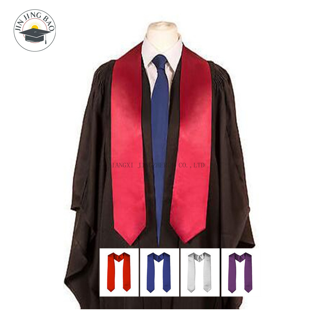 2023 new Wholesale Custom Printed Graduation Stole with Different colors