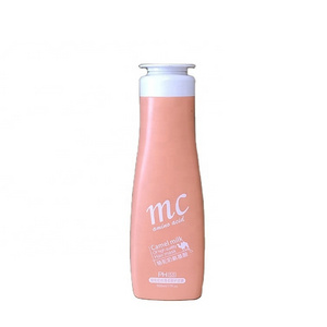 New design Plastic Squeezable Shampoo bottle 500ml HDPE soft touch Flat shape bottle with Flip top cap