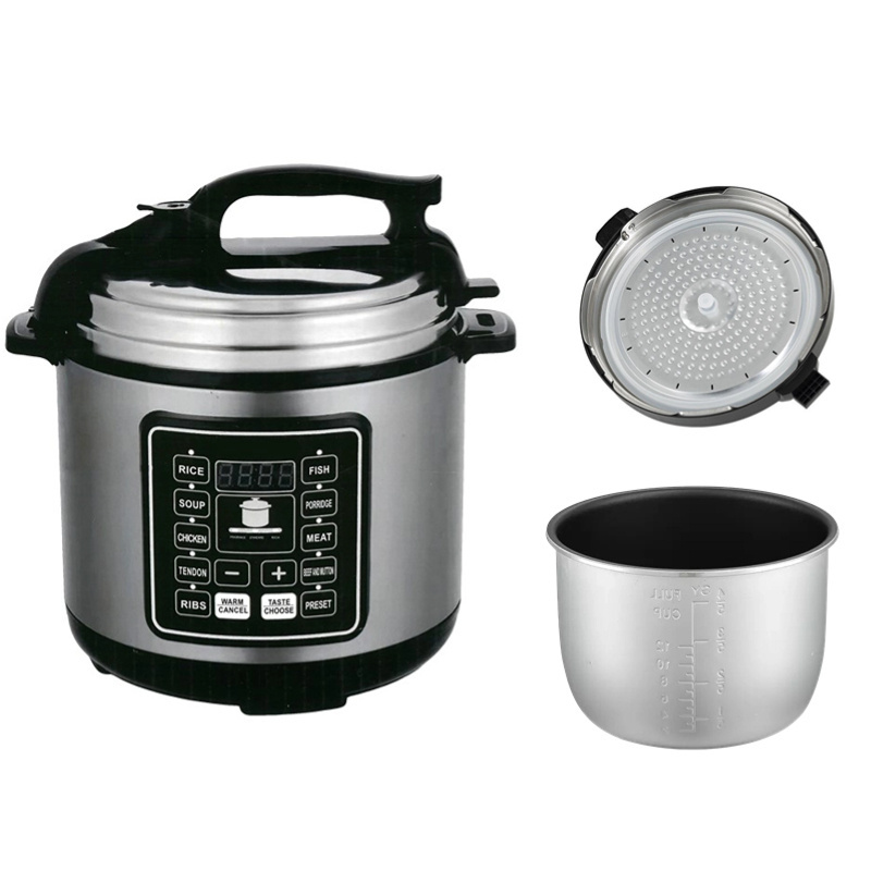 High Quality Commercial Or Household Multi Stainless Steel Capacity Multifunction Smart electric pressure cooker 6l