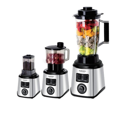 OEM/ODM 2.5L 3L 3 in 1 kitchen appliances commercial mixer smoothie juicer food processor heavy duty blender 3 in 1