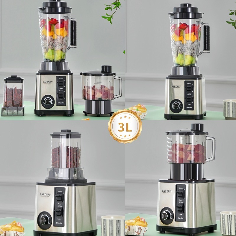 OEM Multifunctional 3 in 1 2.5L 3L 9500w Professional Heavy Duty Commercial Mixer Smoothie Juicer Food Processor Blender