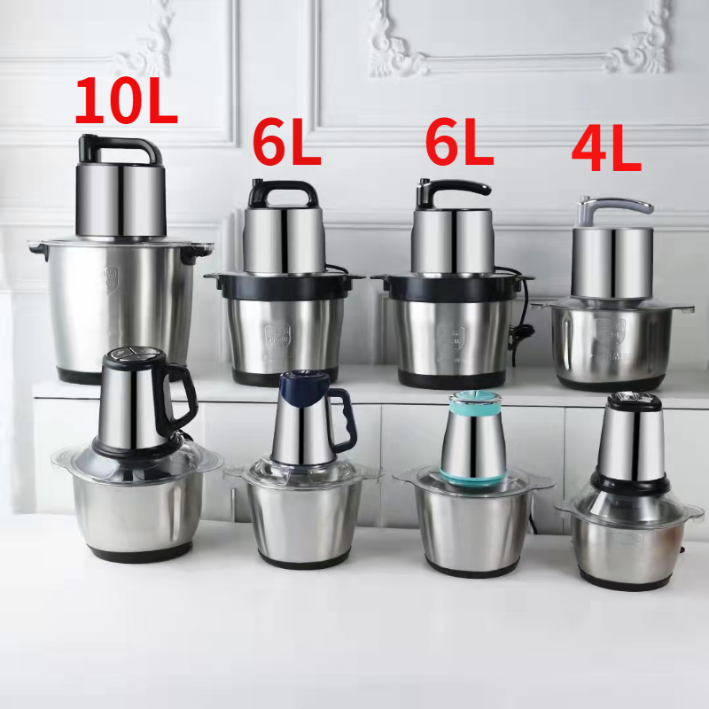 Ln stock 6L 304 Stainless Steel Meat Grinder Yam Pounder And Fufu Machine For Home Use