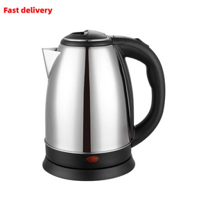 In stock 1.8 L Cordless Steel Water Easy Pouring Spout Overheating Protection Electric Kettle stainless steel kettle