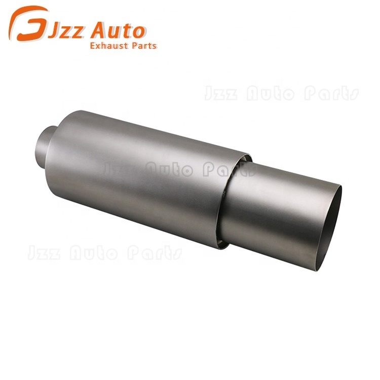 JZZ China Auto Parts Imported Manufacture powerful stainless steel car racing exhaust muffler